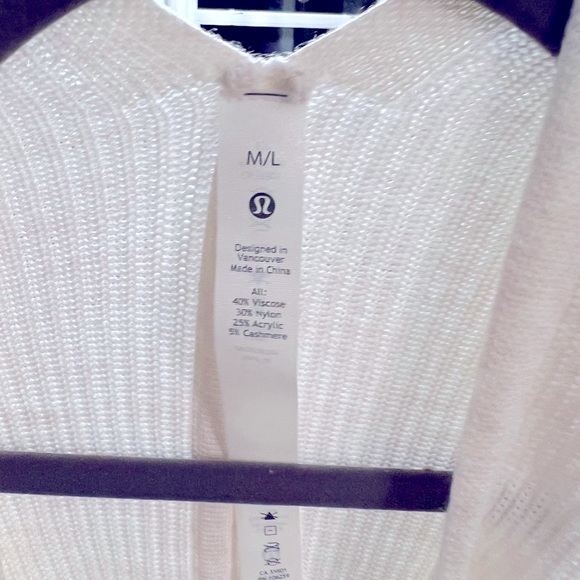 SOLD-Lululemon cardigan - Picture 3 of 3